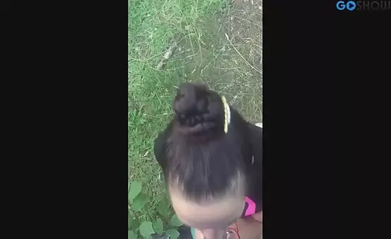 POV Outdoor Blowjob Fucking Outdoor Throat Fucking and Manly Erection